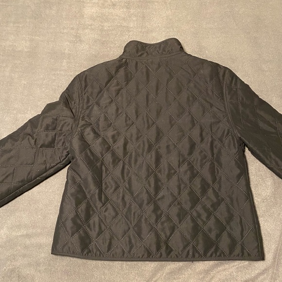 Large Black Jane Ashley Lightweight Quilted Puffer Jacket - Picture 4 of 9